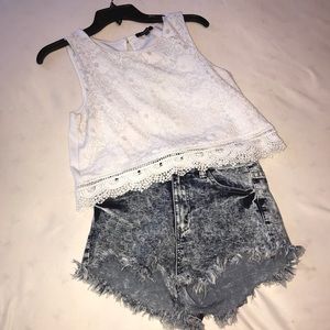 White cute blouse